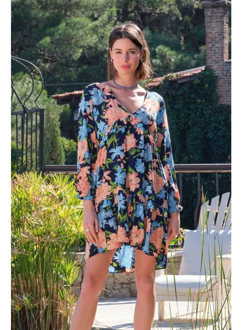 Monamise Floral Print Dress - Image 1